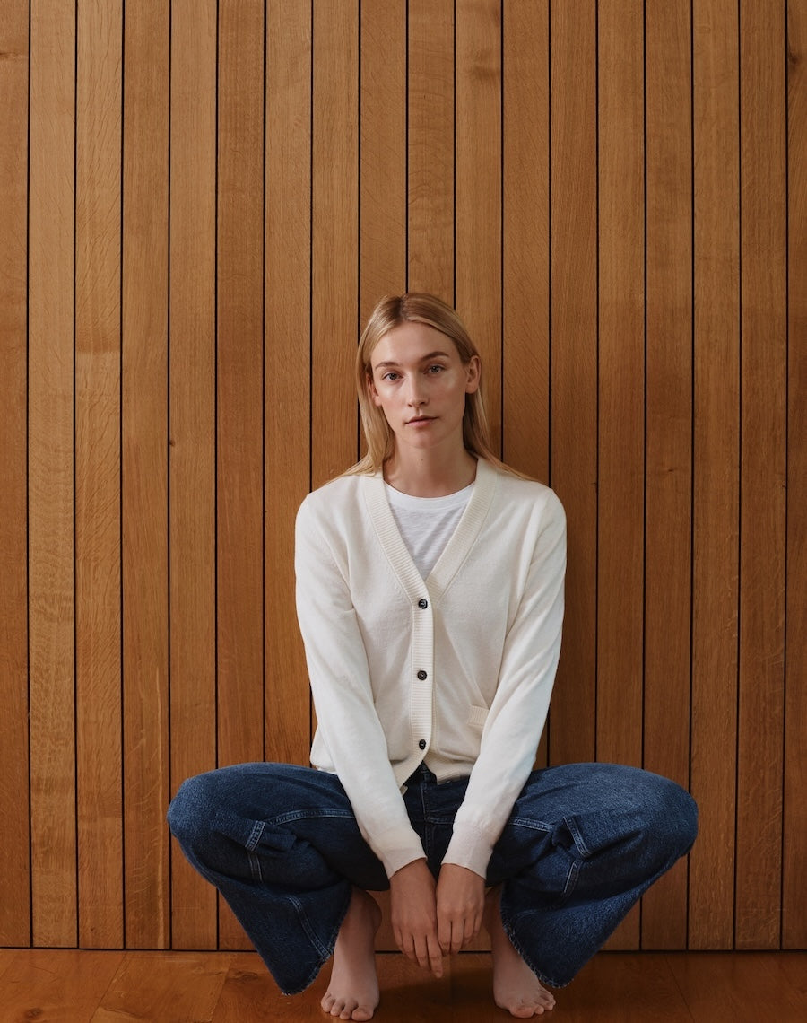 The Summer Cardigan - Ecru