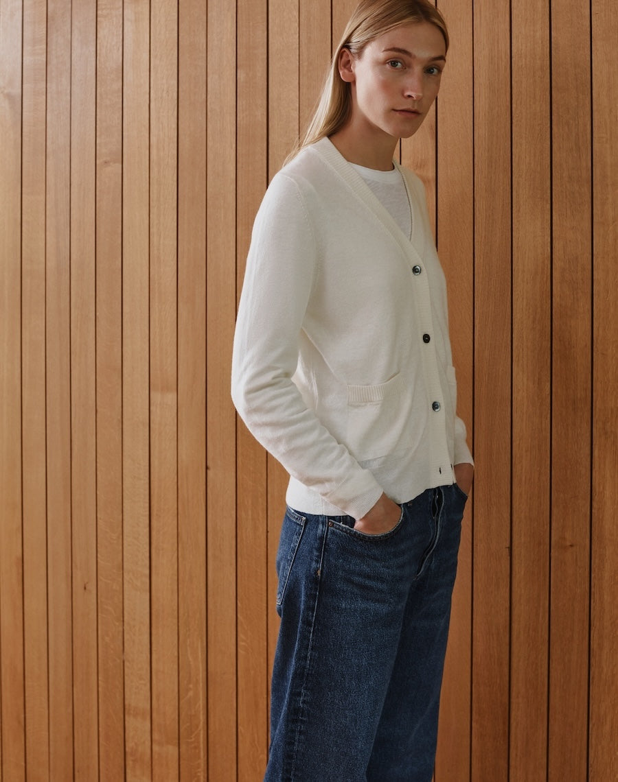 The Summer Cardigan - Ecru