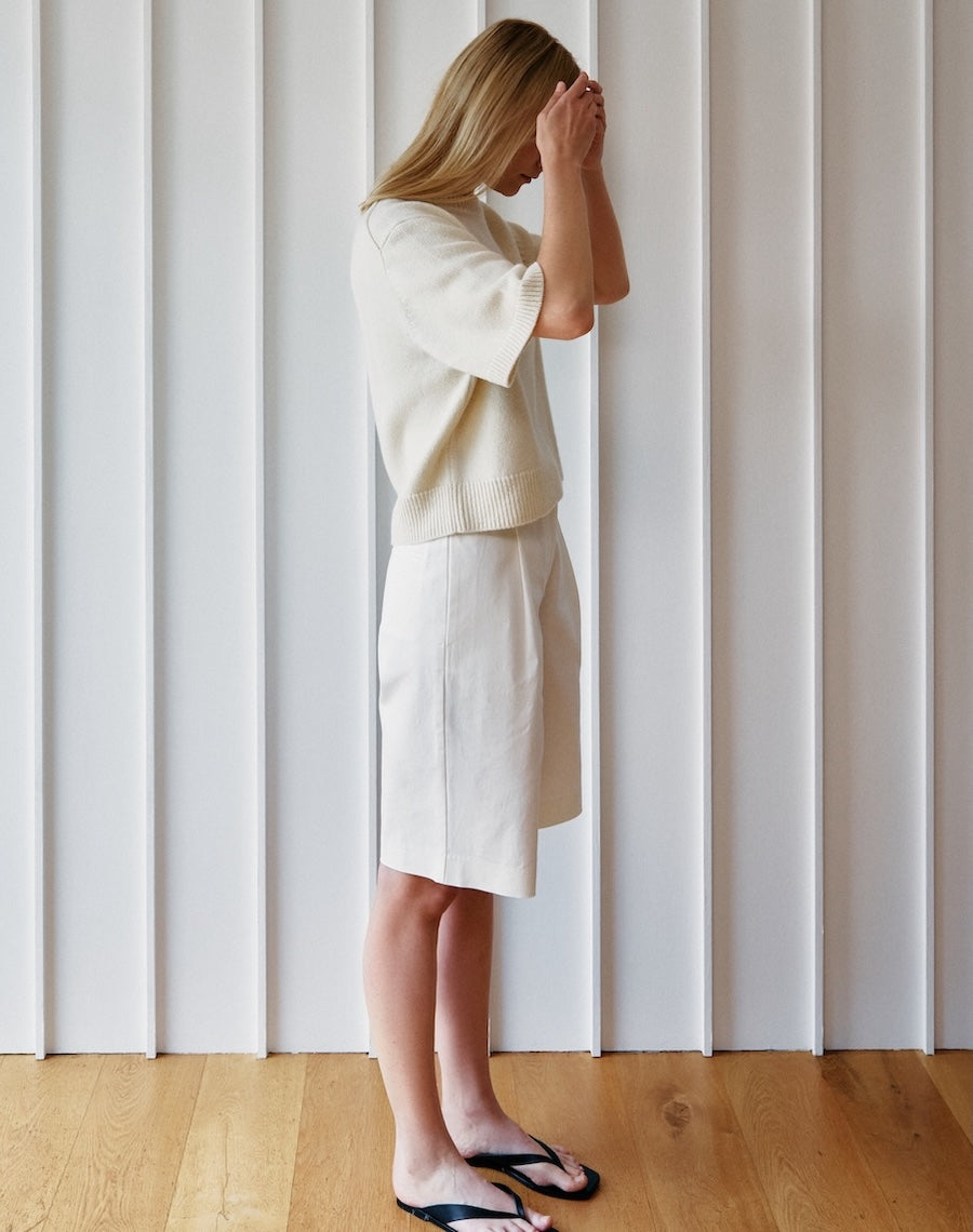 The Easy Tee - Undyed Ecru / Archive Sale