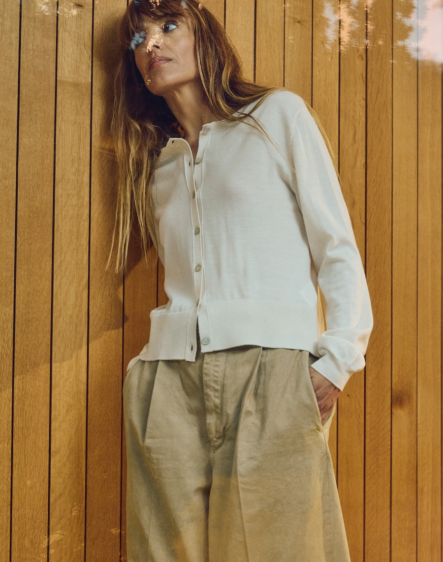 The Fine Cardigan - Ecru / Archive Sale