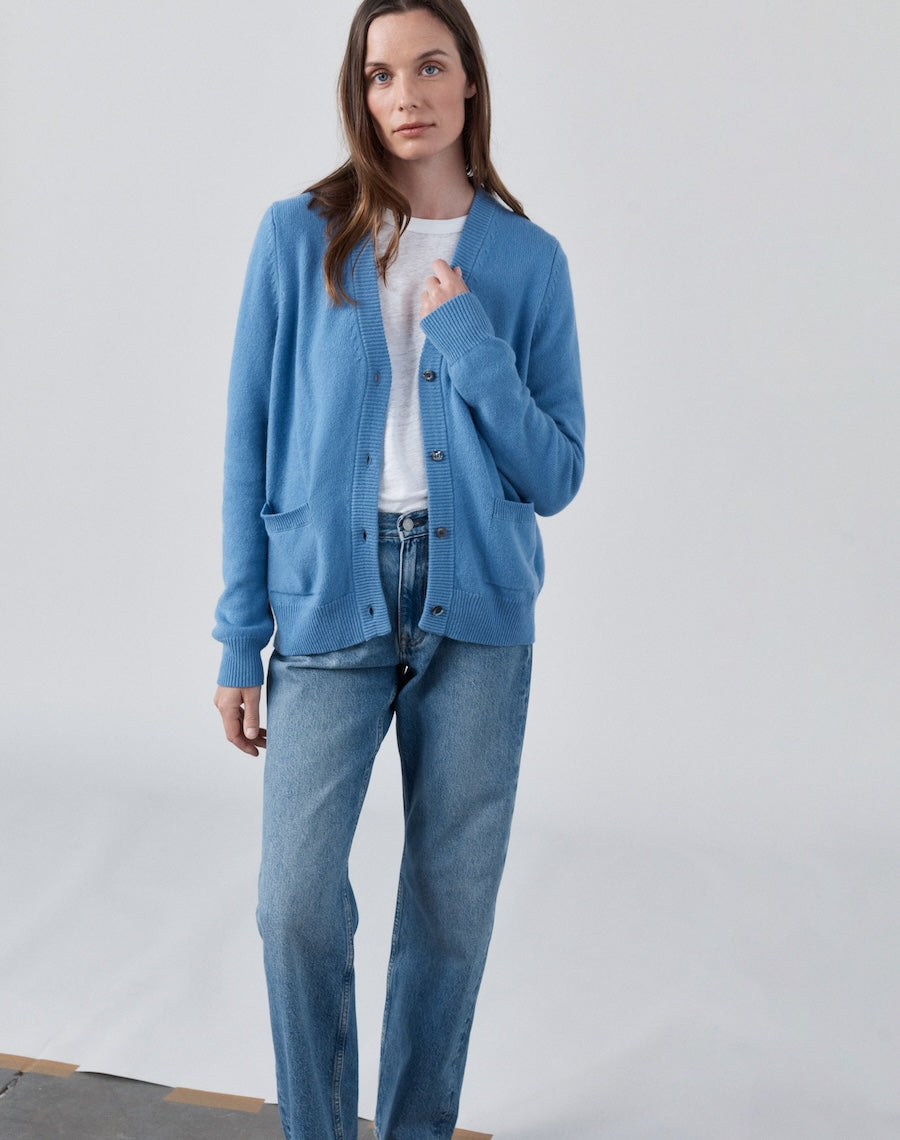 The Cardigan - Afternoon Blue / Archive Sale