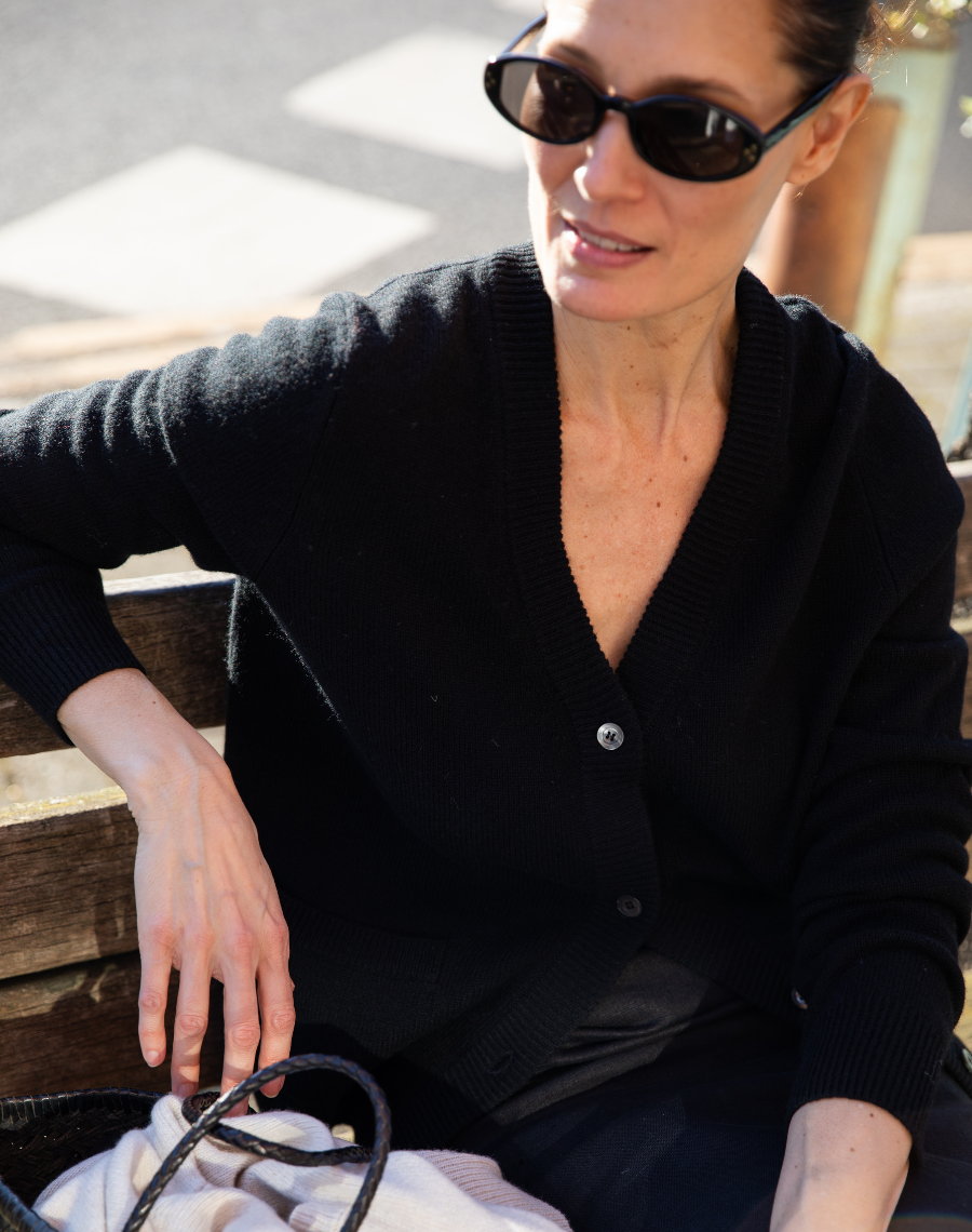 The Cardigan - Black / Archive Sale