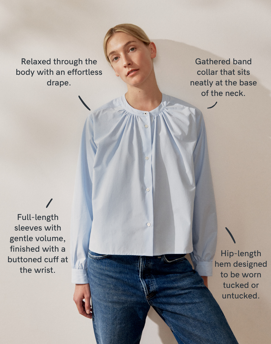 The Easy Shirt - Salt Blue