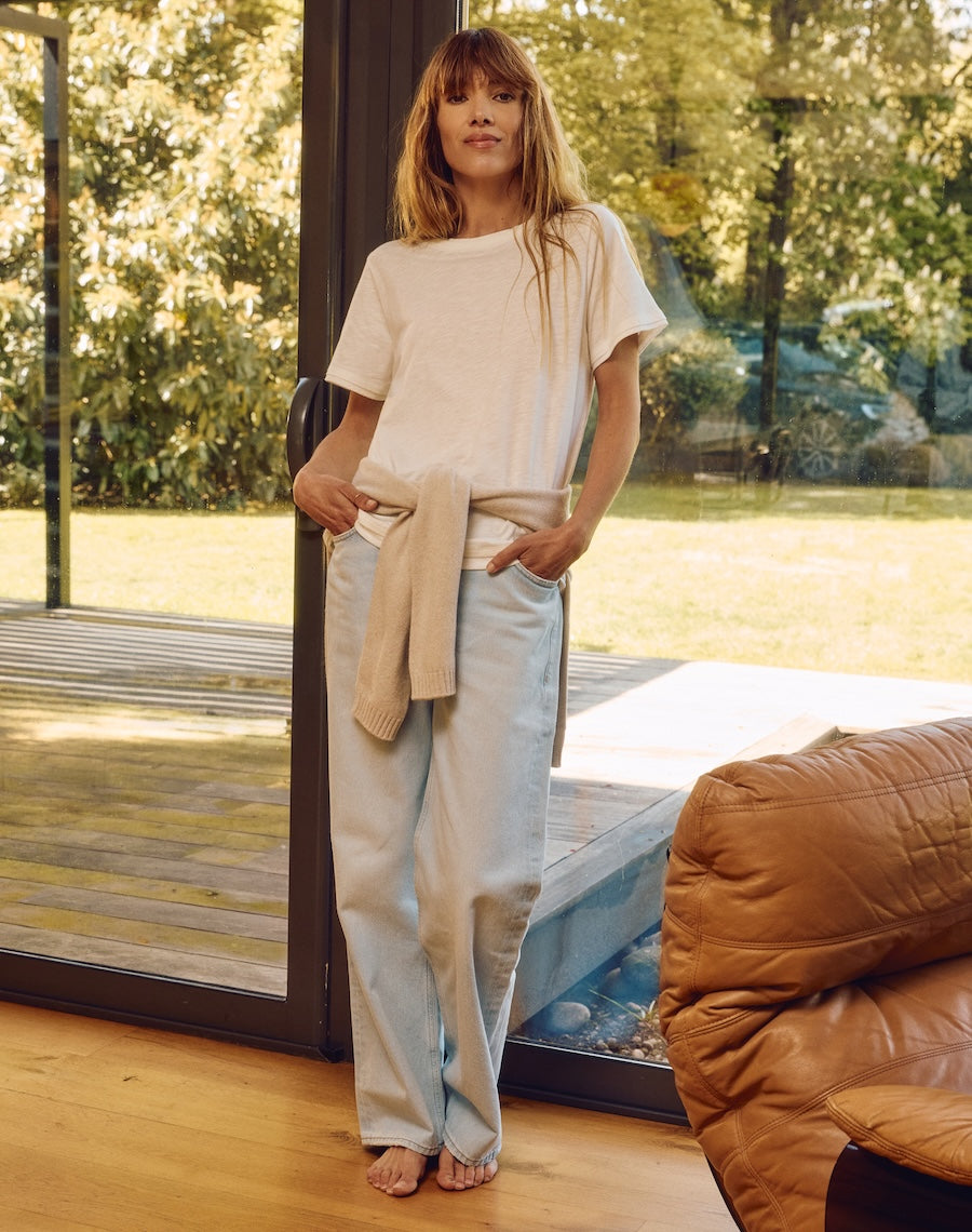 The Layered Tee / Short Sleeve - White