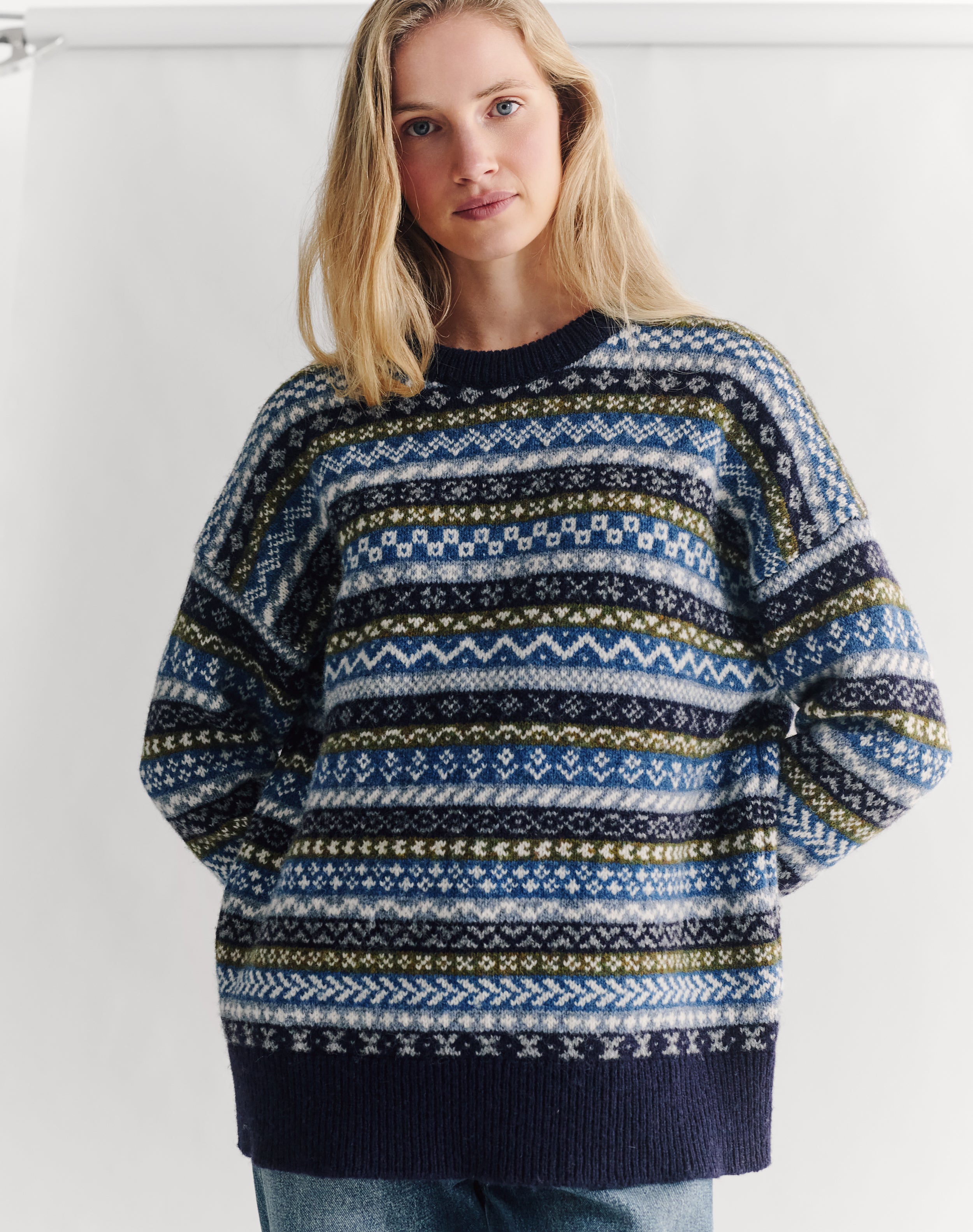 The Real Shetland - Moss / Navy