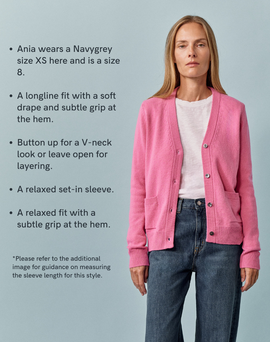 The Cardigan - Austin Pink
