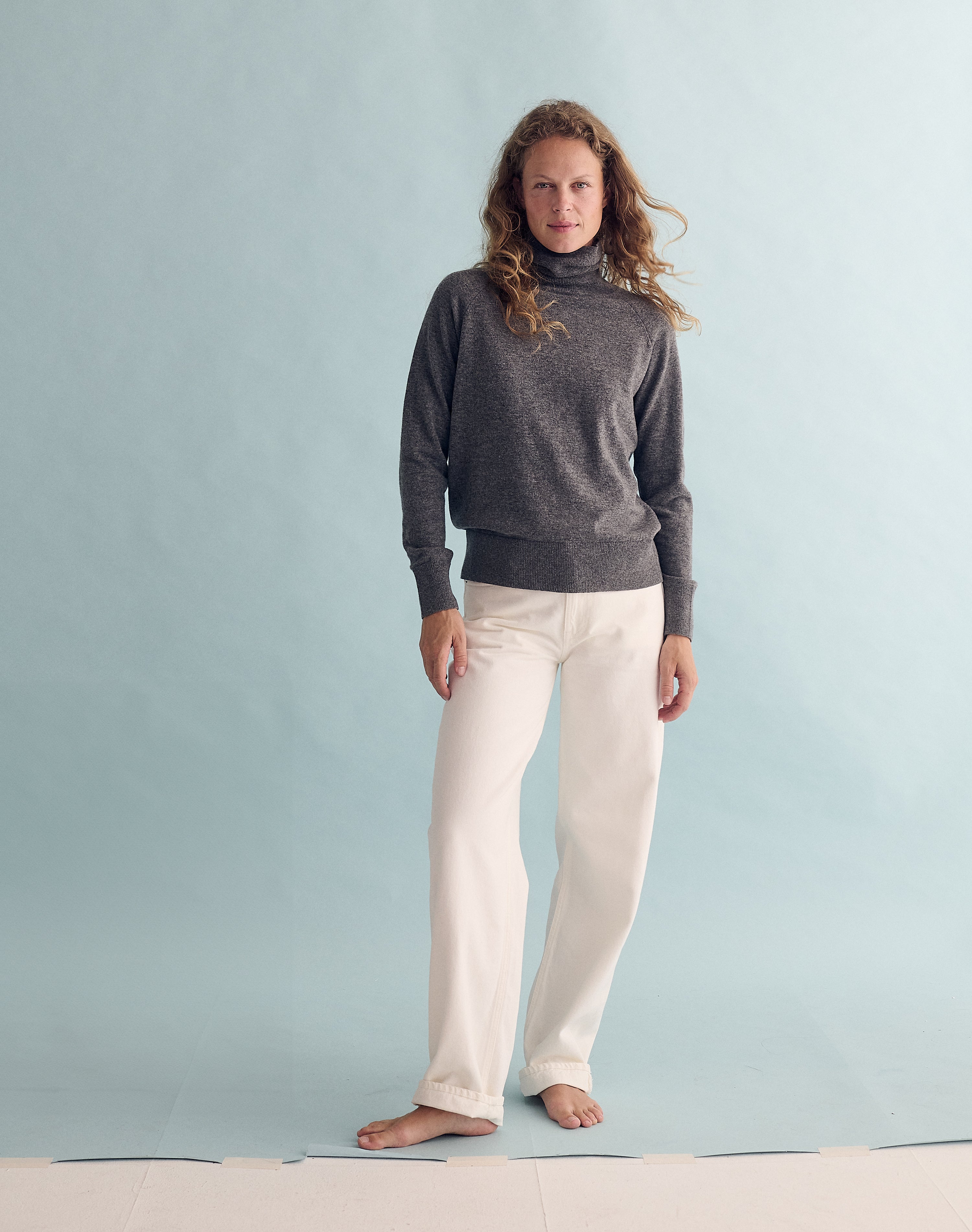 The Weekend Polo - Atlantic Grey / Archive Sale