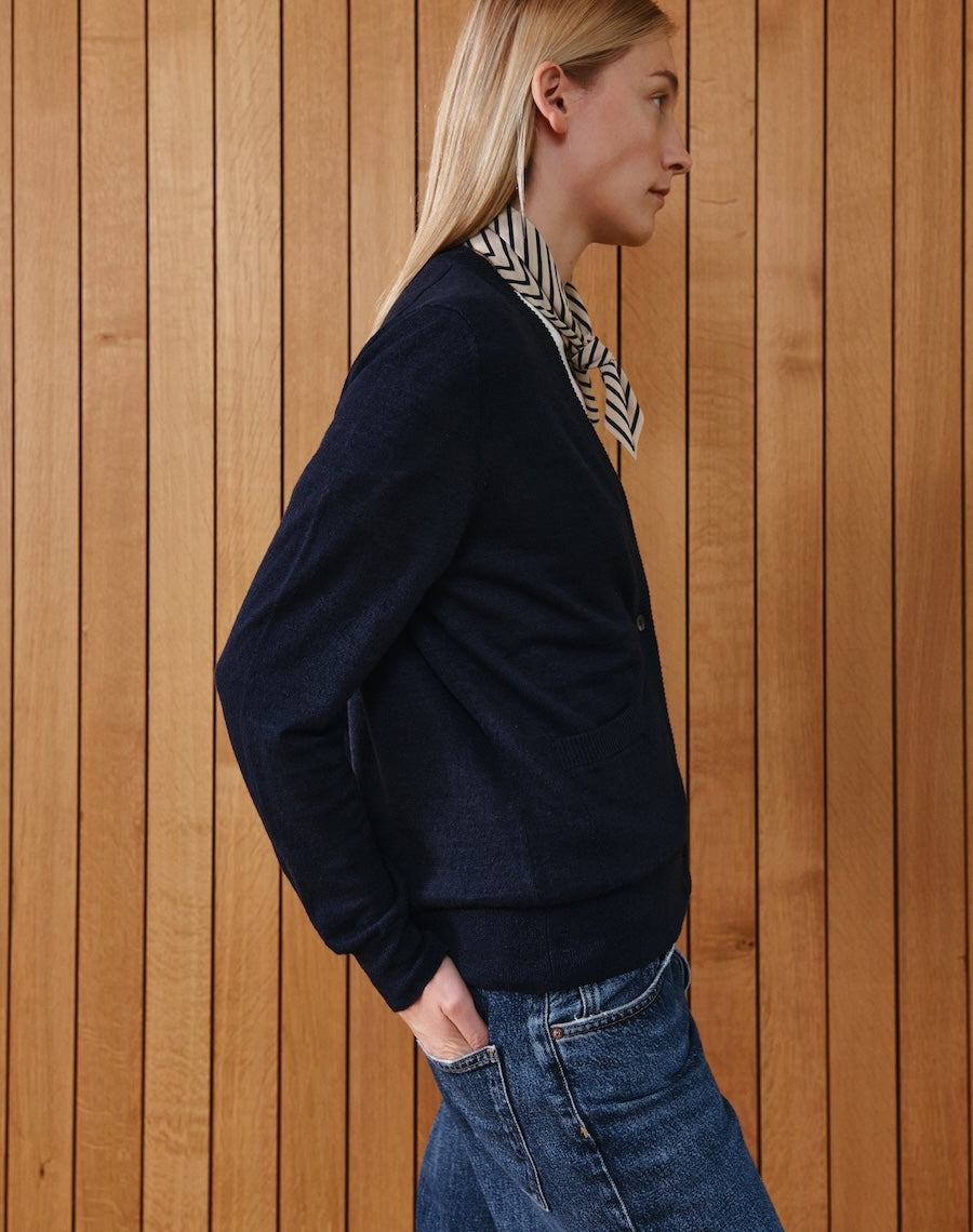 The Summer Cardigan - Navy