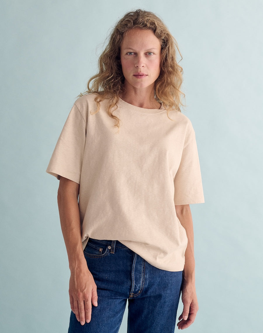 The Structured Slub  / The Short Sleeve - Marram / Archive Sale