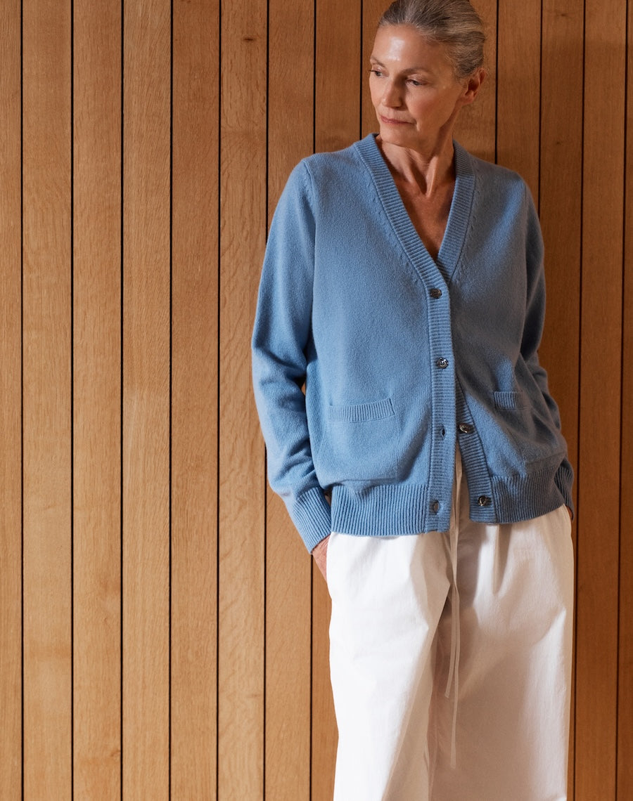 The Cardigan - Afternoon Blue / Archive Sale